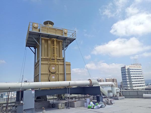 深圳某加工廠硫酸酸霧處理設備濕式靜電除霧器